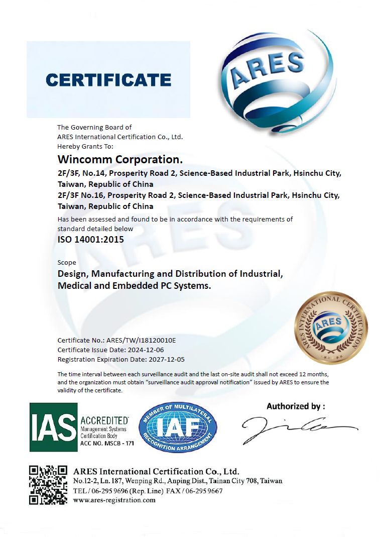 Wincomm ISO 14001